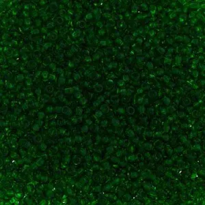 10-01174, Czech 22g Transparent Medium Green