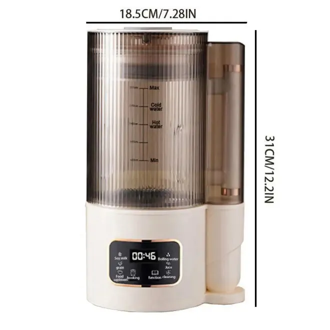 1500ML Large Capacity Multifunctional Mute Juicer for Mother's Day Gift, Portable Juicer, Electric Centrifugal Blender with Soundproof Cover, Bass Wall Breakers Ice Maker for Home Kitchen
