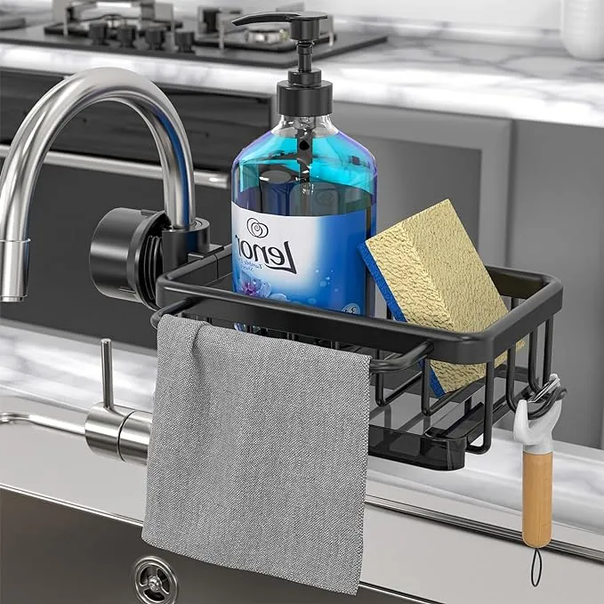 2024 New Arrival Kitchen Sink Faucet Organizer