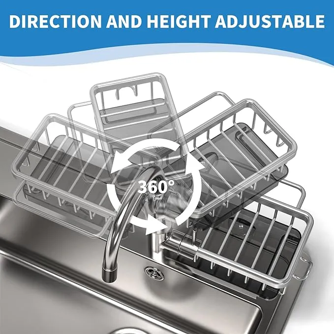 2024 New Arrival Kitchen Sink Faucet Organizer