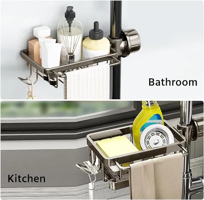 2024 New Arrival Kitchen Sink Faucet Organizer