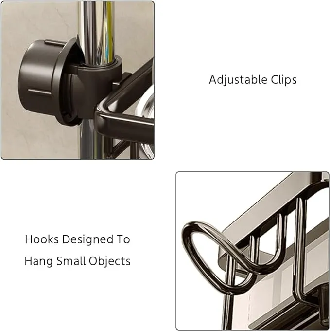 2024 New Arrival Kitchen Sink Faucet Organizer