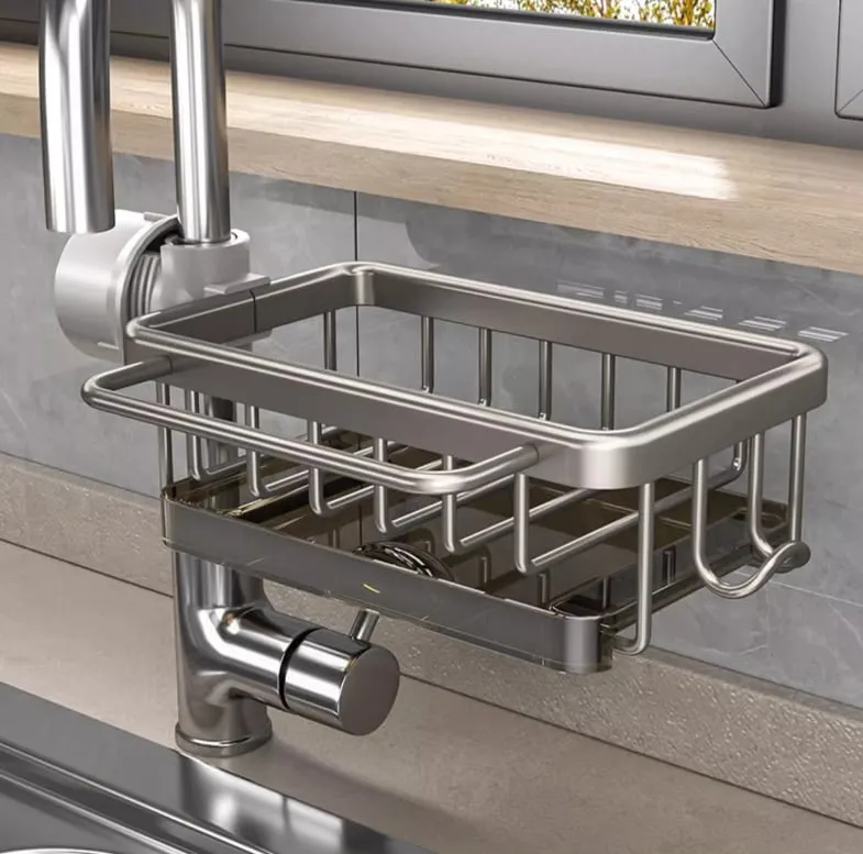 2024 New Arrival Kitchen Sink Faucet Organizer