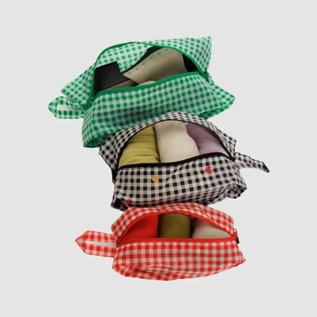 3D Travel Zip Set (Gingham)