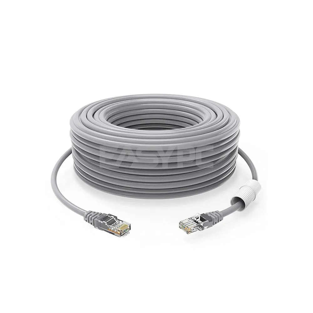Ad-Link Ethernet Cable 30-Meters Cat5 Light Weight Convenient to Use Patch Cable Gray
