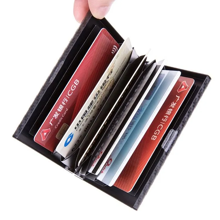 Aluminum Credit Card Holder - Secure & Compact