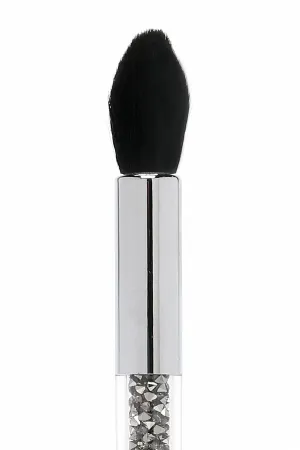 Bebella Cosmetics Tapered Detailed Bling Brush - Gunmetal
