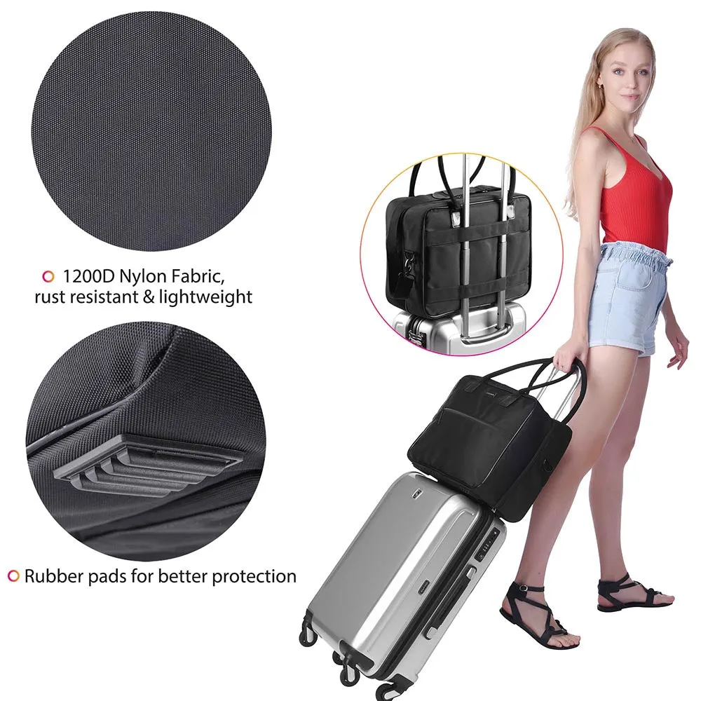 Byootique Makeup Train Case w/ Handles & Strap 420D Nylon