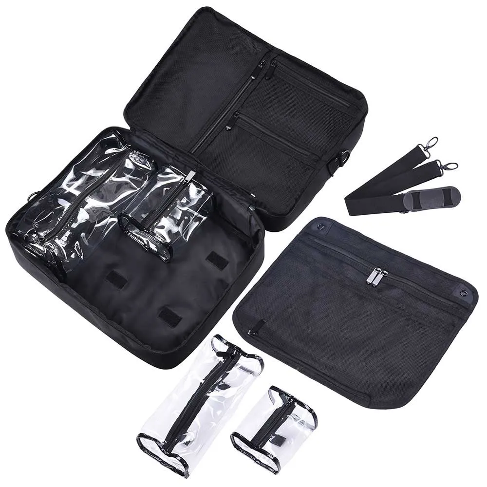 Byootique Makeup Train Case w/ Handles & Strap 420D Nylon
