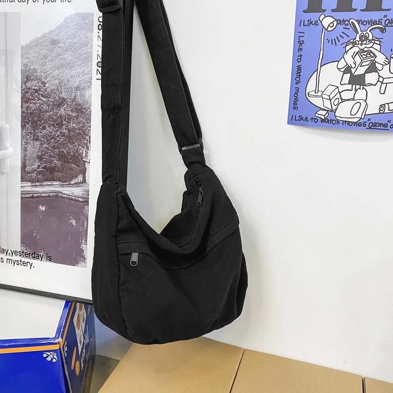 Canvas Bag Fashion Trend Large Capacity Tooling
