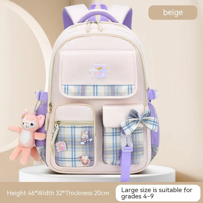 Children's Large Capacity Lightweight Cartoon Cute Backpack