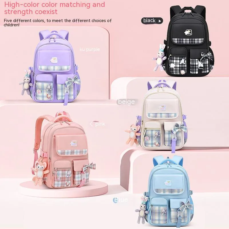 Children's Large Capacity Lightweight Cartoon Cute Backpack