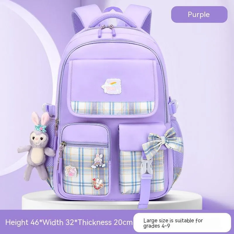 Children's Large Capacity Lightweight Cartoon Cute Backpack