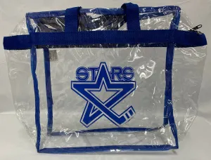 Clear Zippered Tote Bag