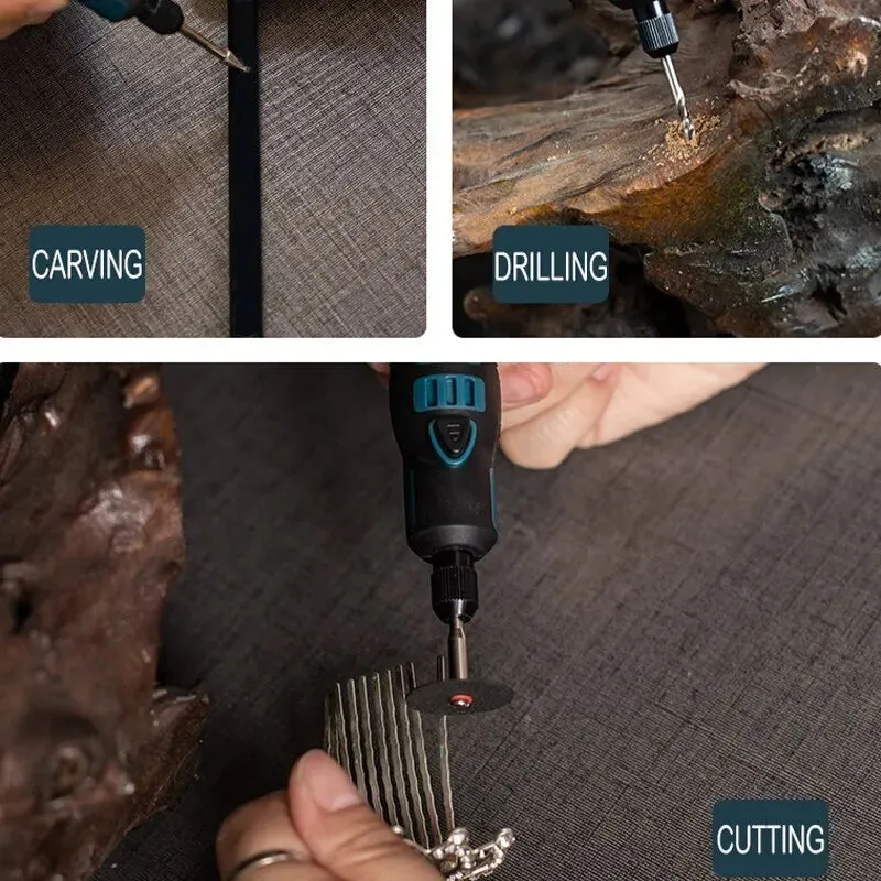 Compact Electric Grinder for Polishing and Carving