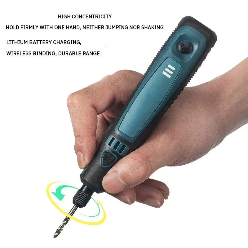 Compact Electric Grinder for Polishing and Carving