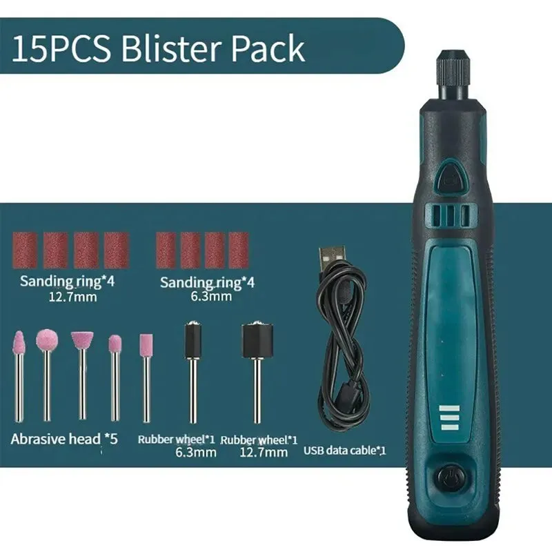 Compact Electric Grinder for Polishing and Carving