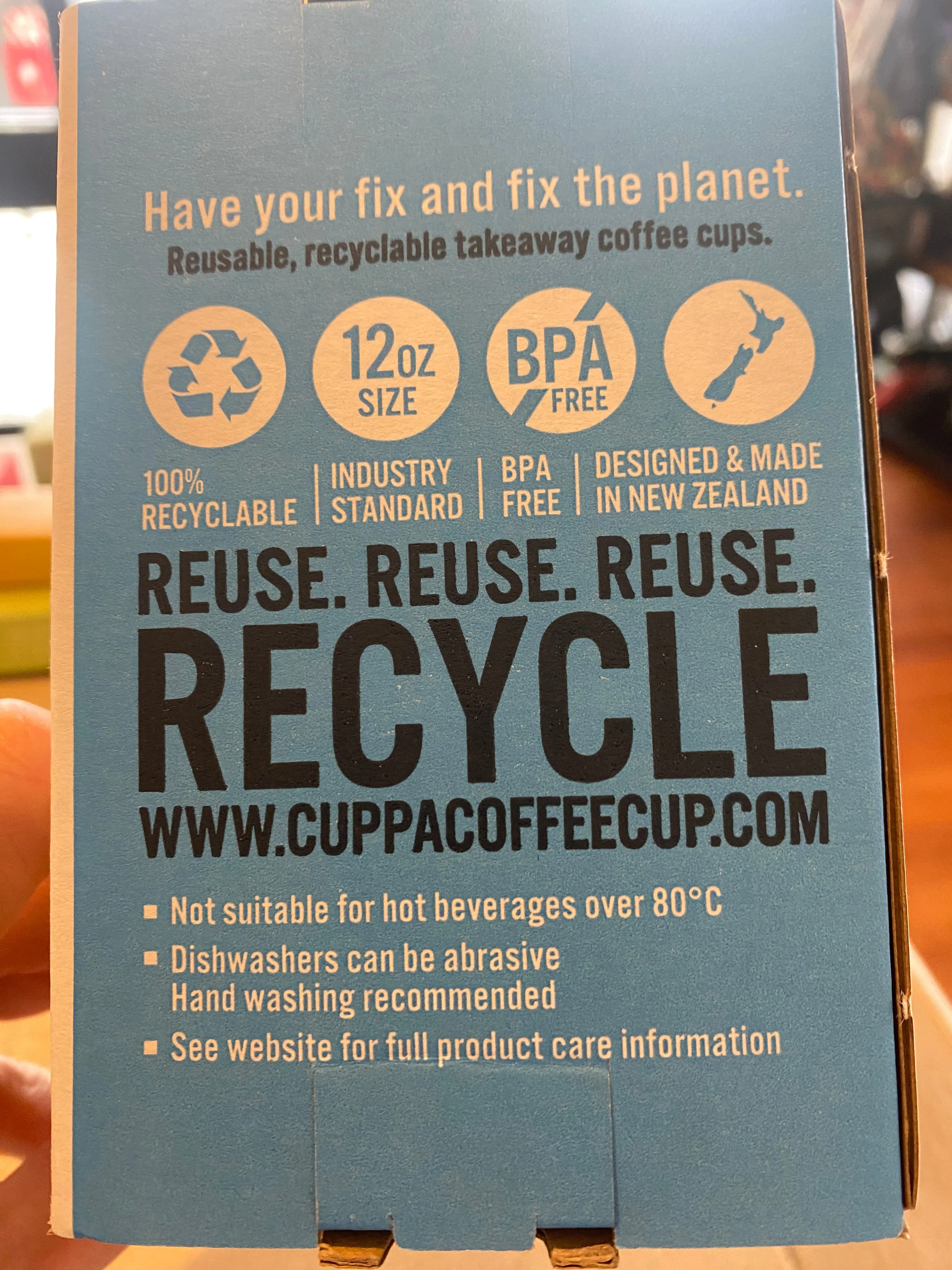 Cuppa Coffee 12oz The Bach by Glen Jones