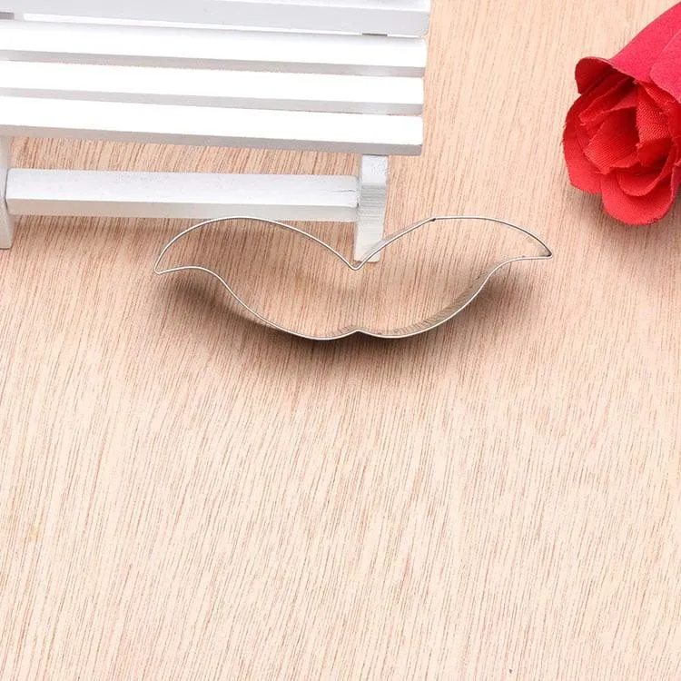 Cute Moustache Shaped Eco-Friendly Stainless Steel Cookie Cutter