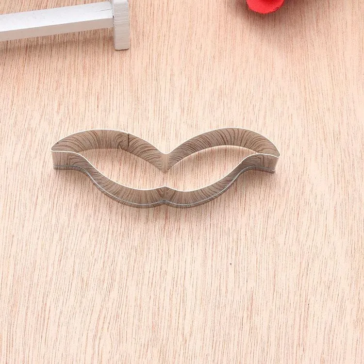 Cute Moustache Shaped Eco-Friendly Stainless Steel Cookie Cutter