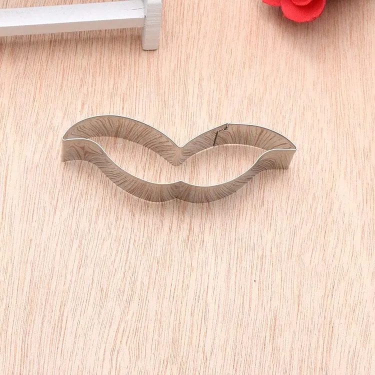 Cute Moustache Shaped Eco-Friendly Stainless Steel Cookie Cutter