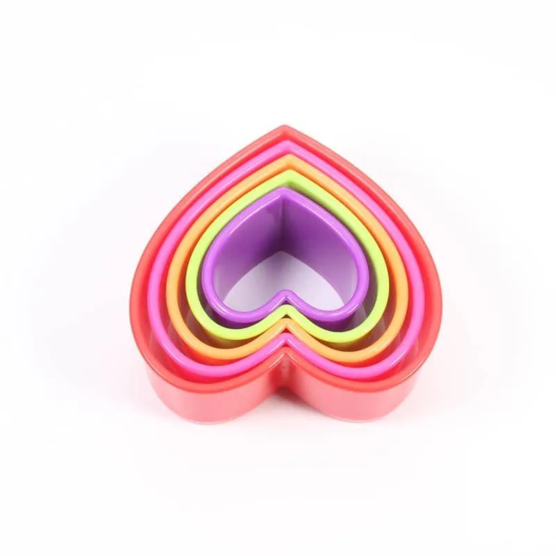 Cute Multistyle Eco-Friendly Plastic Cookie Cutters Set