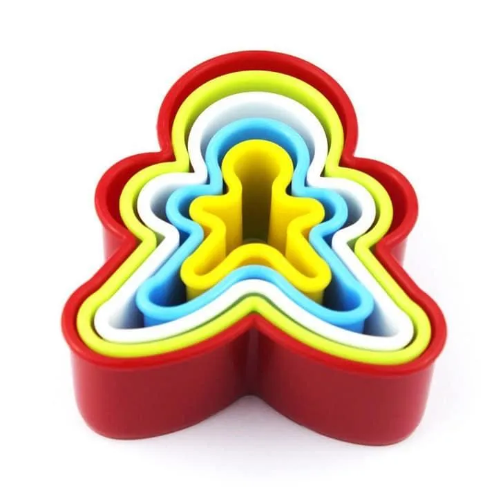 Cute Multistyle Eco-Friendly Plastic Cookie Cutters Set