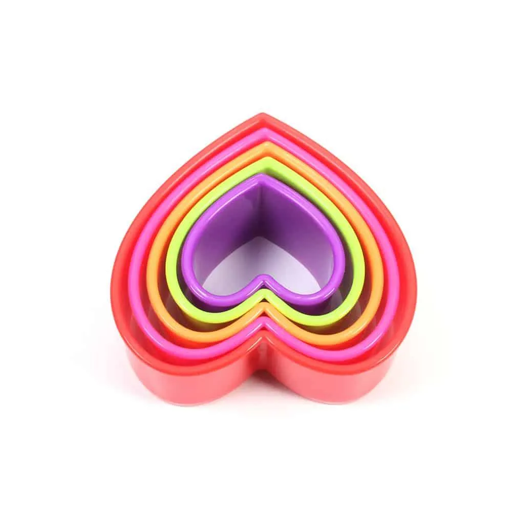 Cute Multistyle Eco-Friendly Plastic Cookie Cutters Set