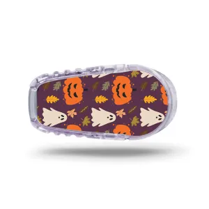Dexcom G6 transmitter sticker: Pumpkins and ghosts