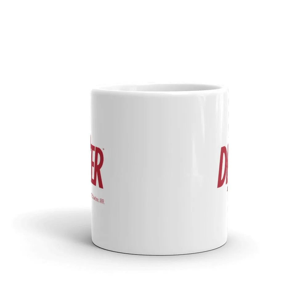 Dexter Splatter Logo White Mug