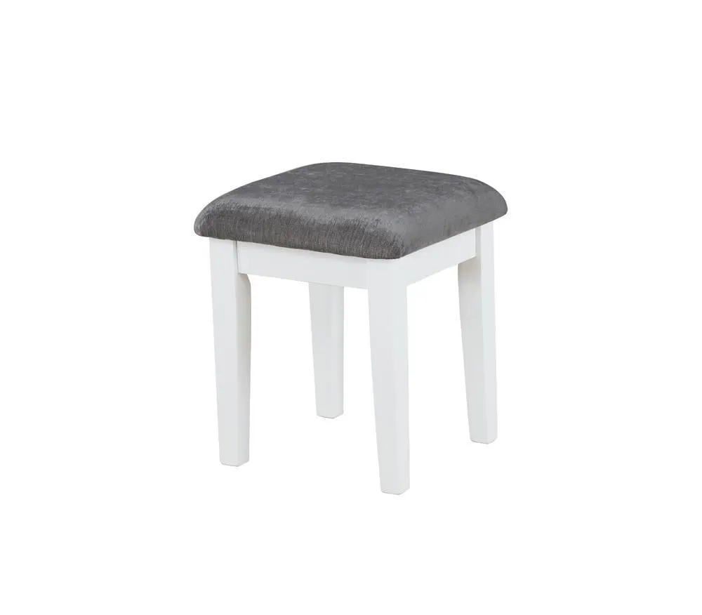 Elijah Vanity Set with LED Lights White and Dark Grey