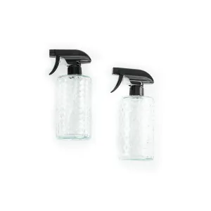 Embossed Glass Spray Bottle