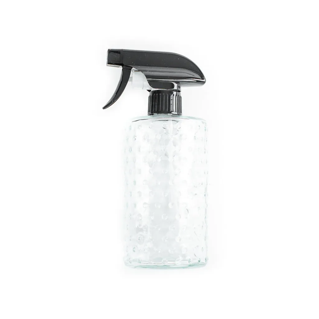 Embossed Glass Spray Bottle