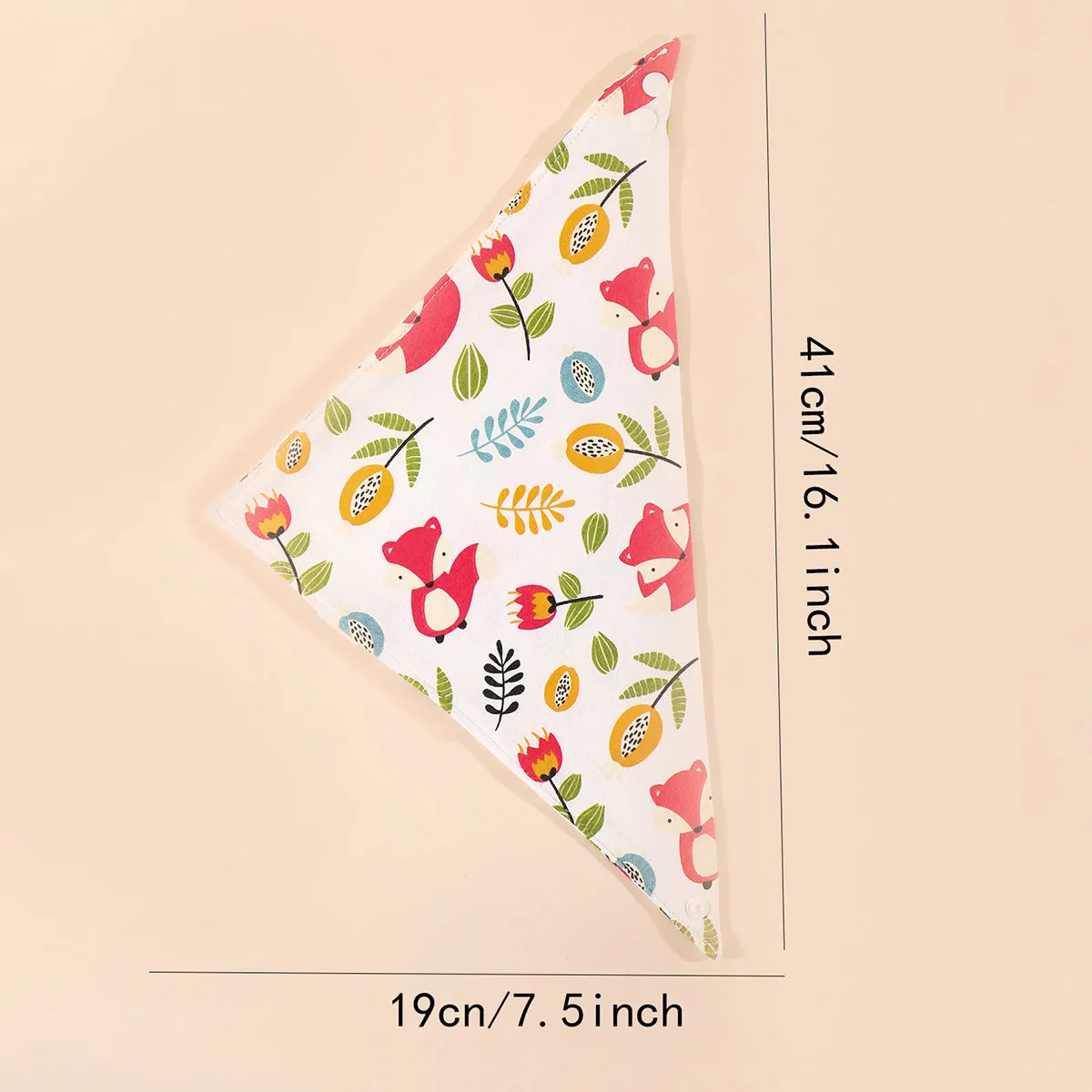 Fashionable Cotton Baby Bandana Bibs Set