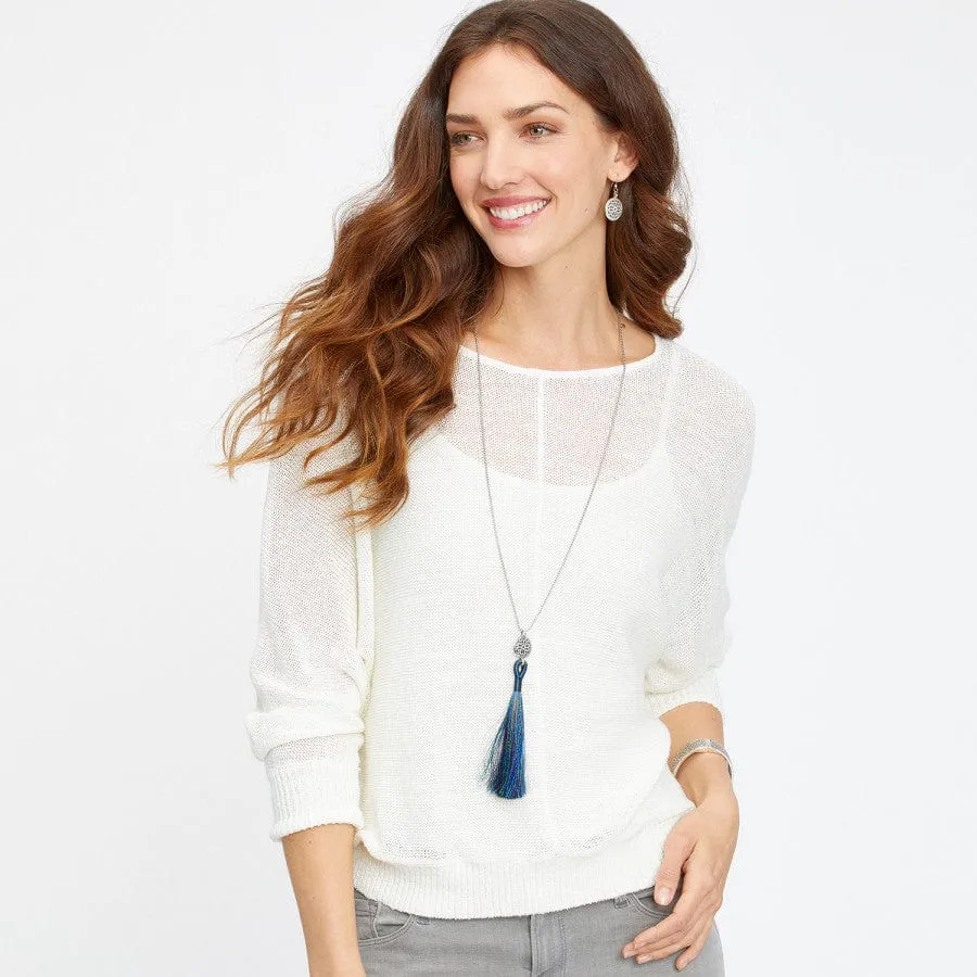Ferrara Medallion Tassel Necklace