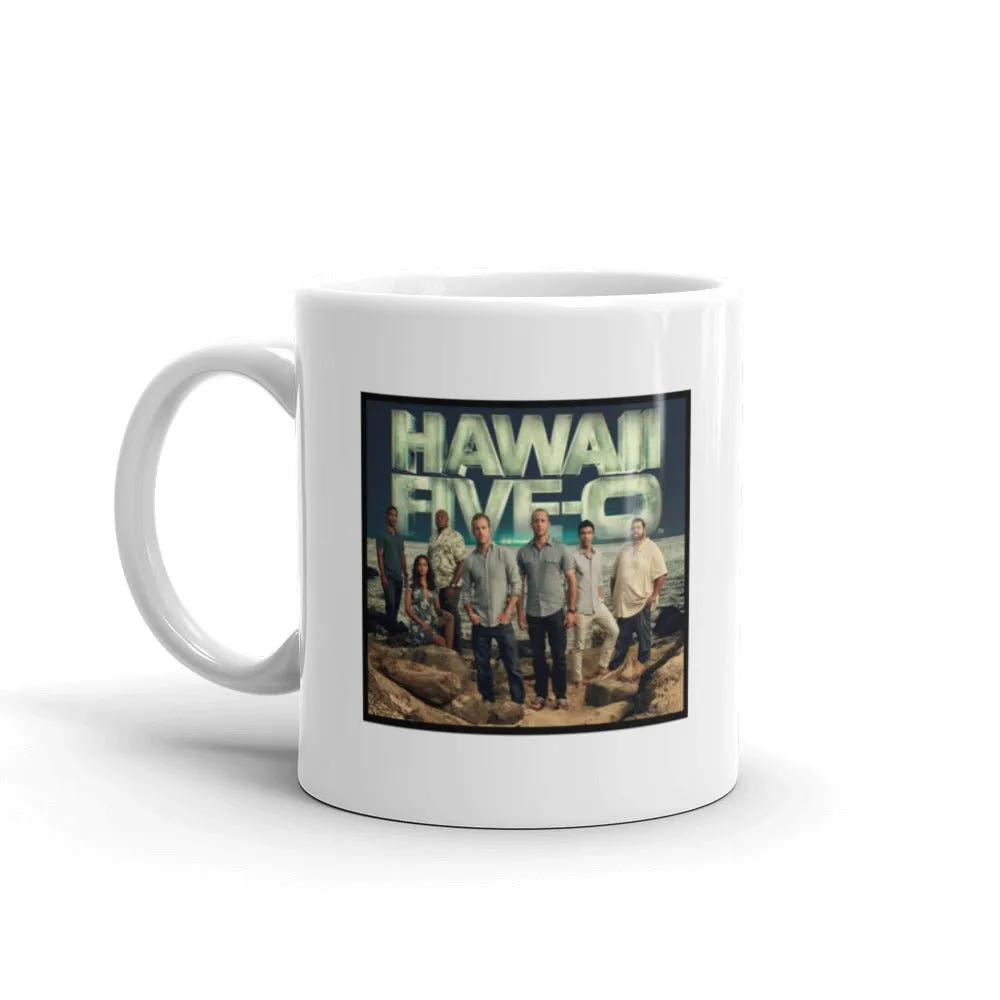 Hawaii Five-0 Cast 11 oz White Mug