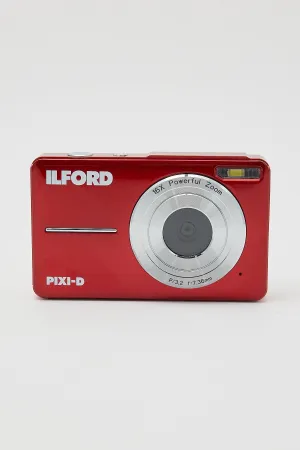 Ilford Pixi-D Compact Digital Camera Red