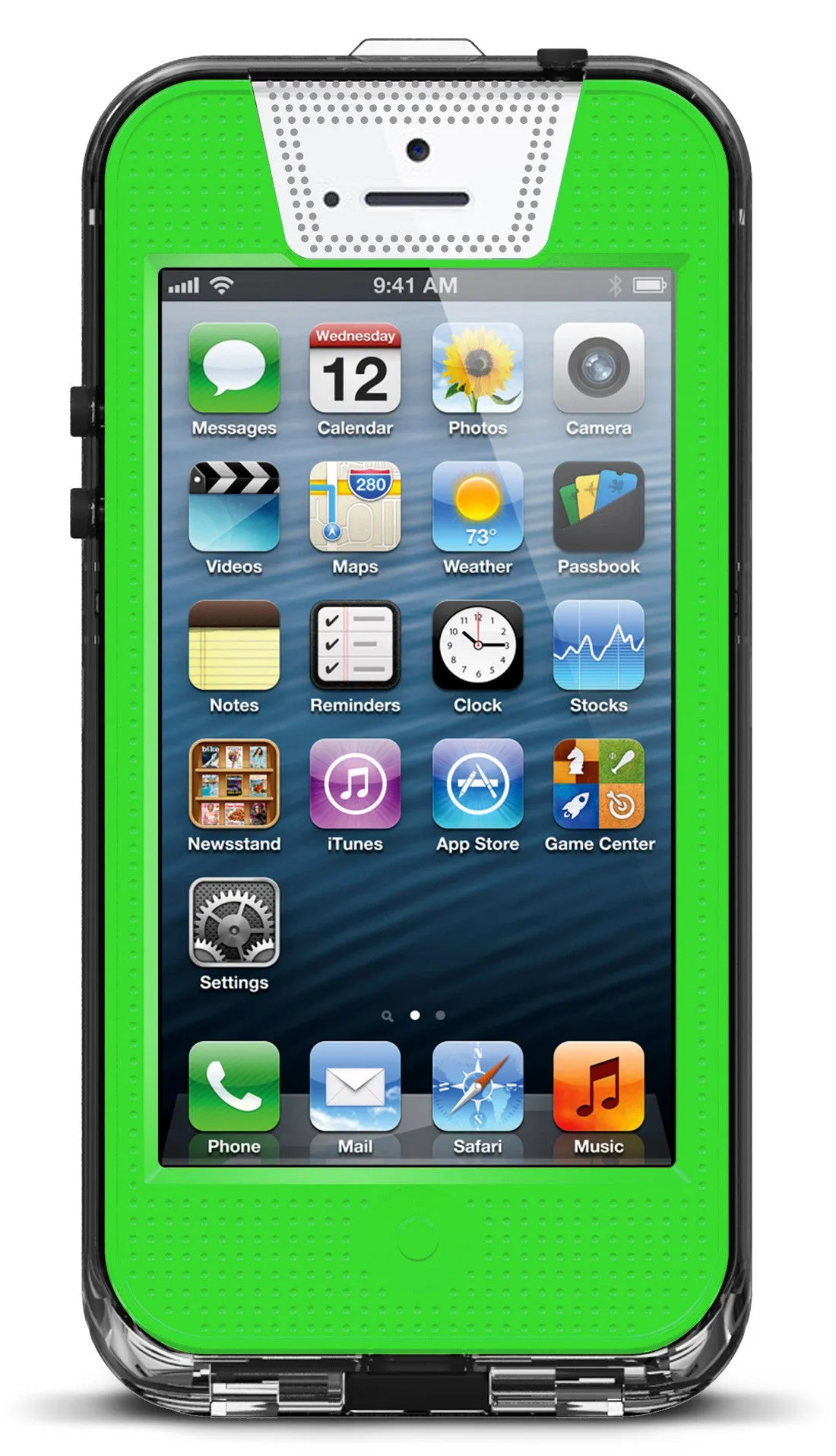iPhone 5/5S Waterproof Case - Green