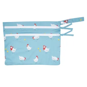 Little Chickies - Waterproof Wet Bag (for Mealtime, On-the-go, And More!)