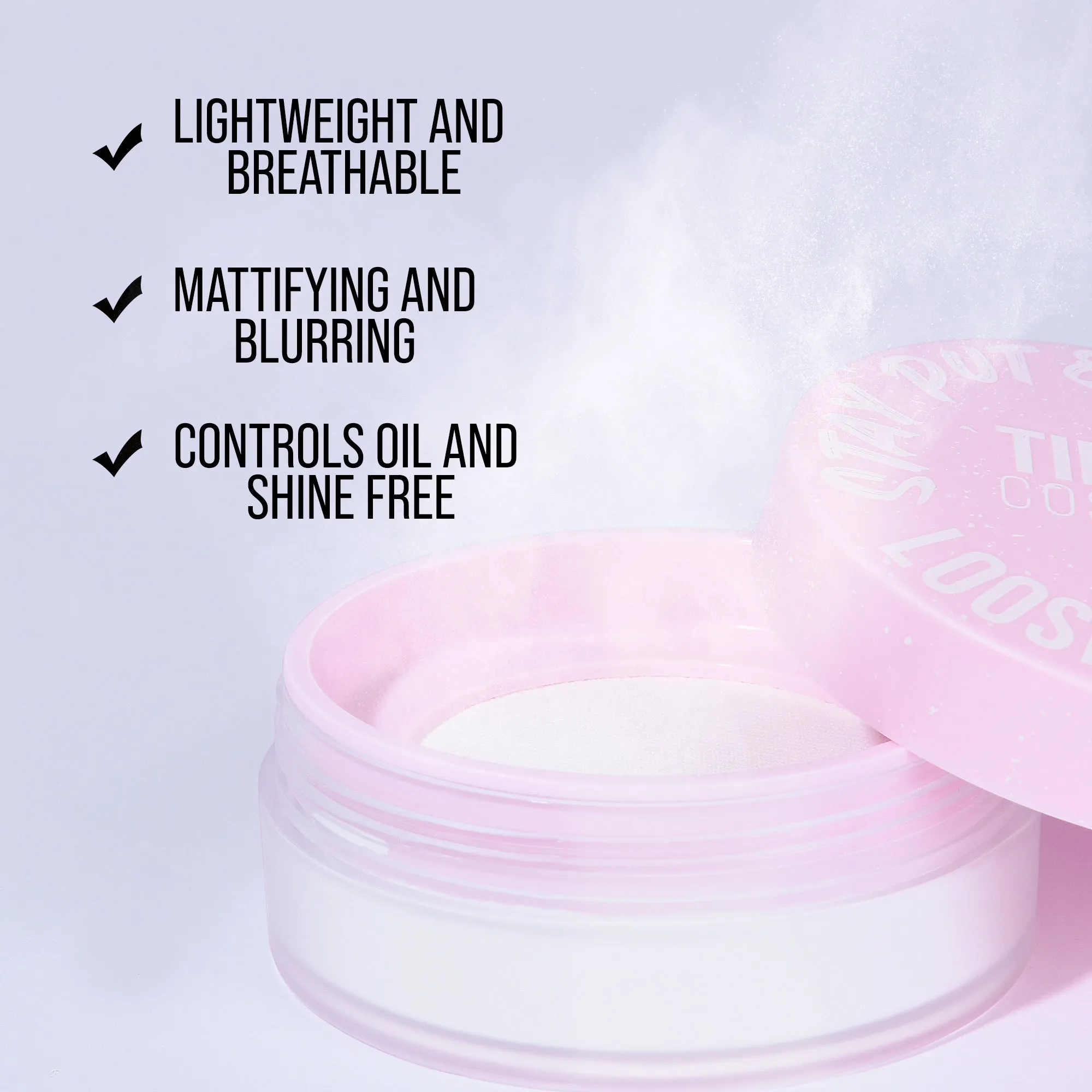 Loose Setting Powder with Puff for Dry Skin- 02 Translucent