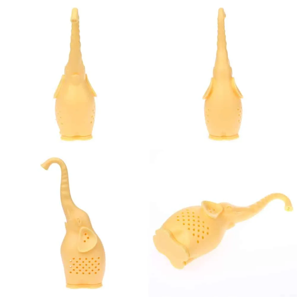 Lovely Elephant Shaped Eco-Friendly Silicone Tea Strainer