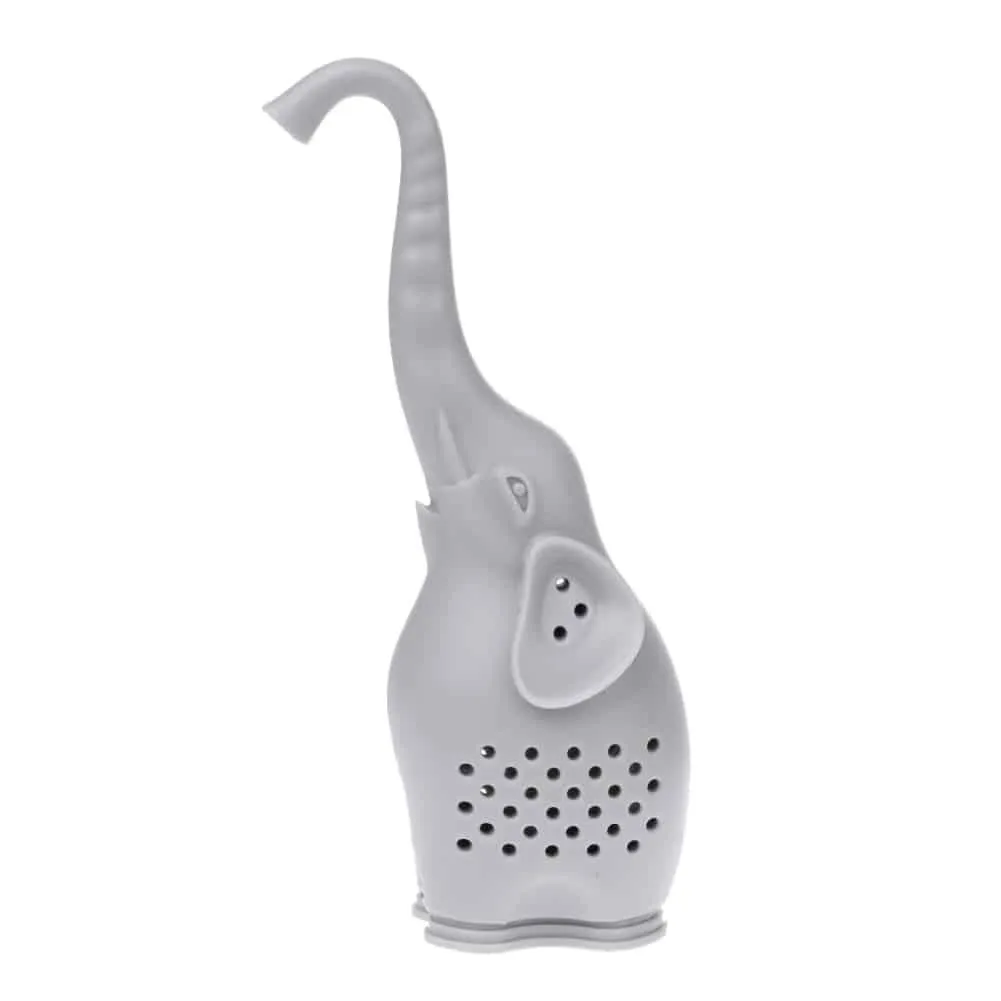 Lovely Elephant Shaped Eco-Friendly Silicone Tea Strainer