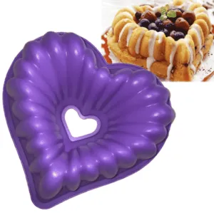 Lovely Heart Shaped Eco-Friendly Silicone Baking Mold
