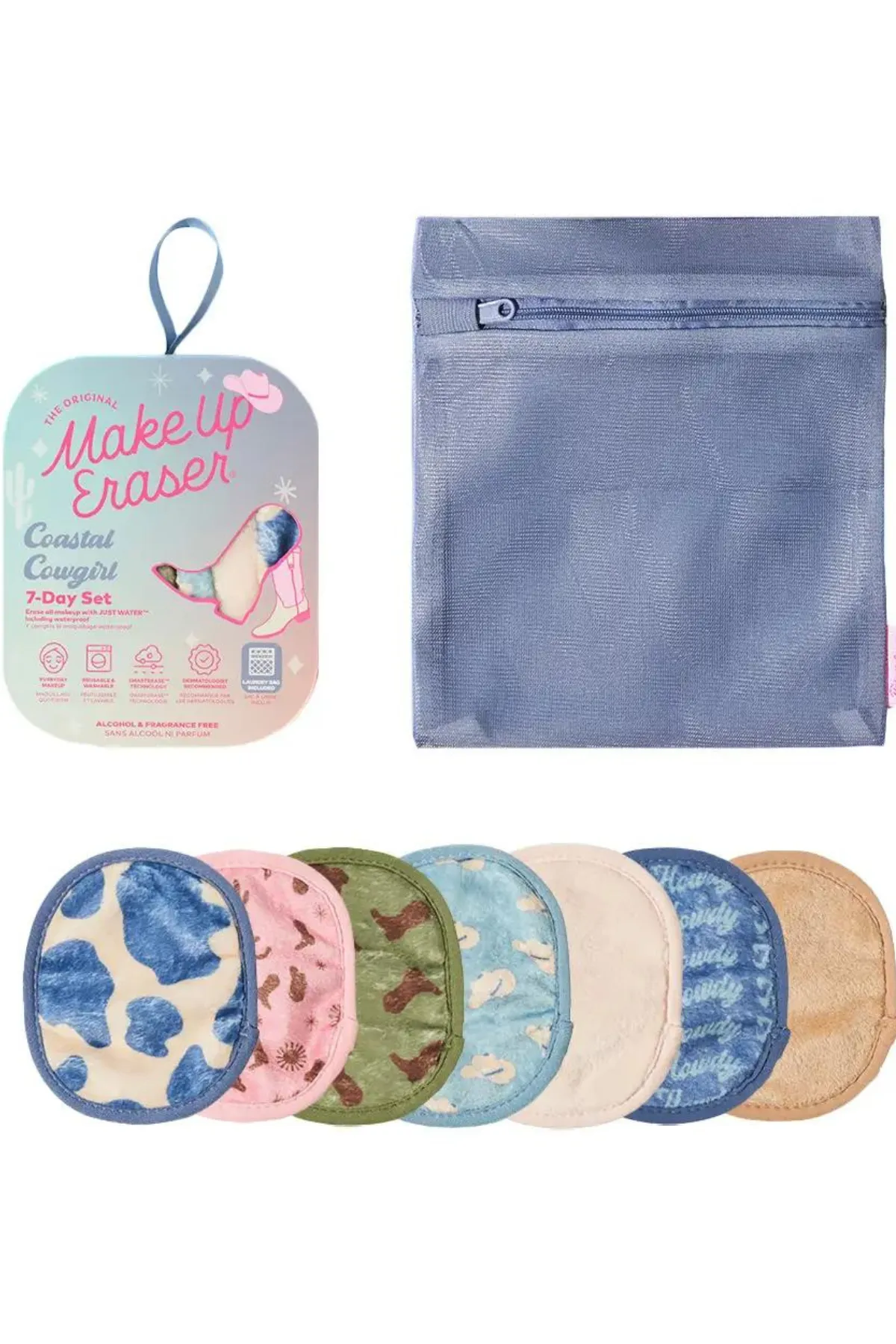 MAKEUP ERASER 7-Day Set Coastal Cowgirl