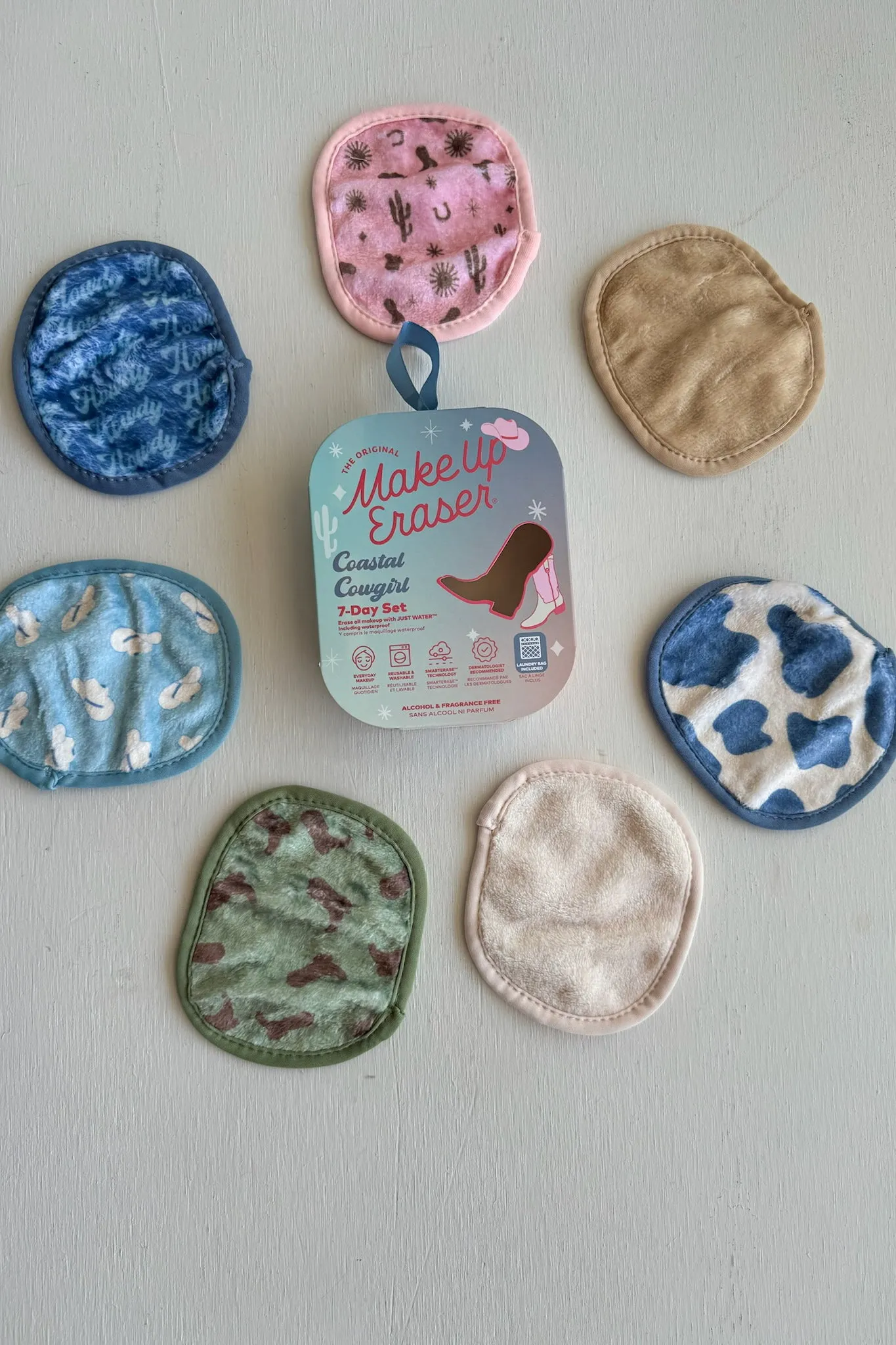 MAKEUP ERASER 7-Day Set Coastal Cowgirl