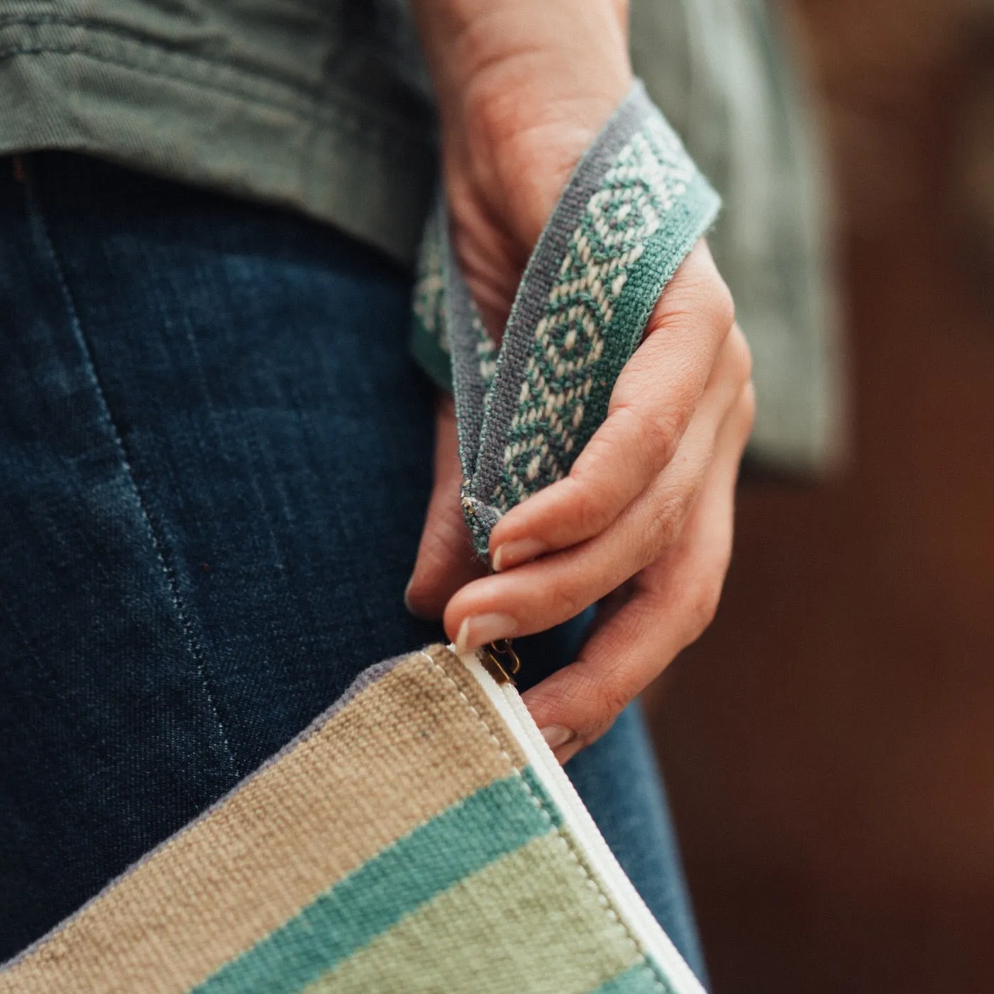 Makeup Pouch in Jacaranda