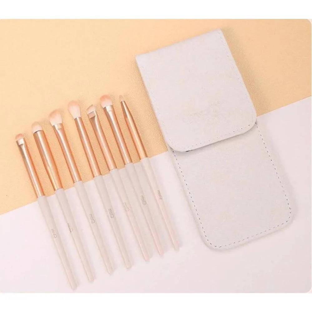 MSQ Eye Shadow Brush Set 7pcs - Rose White