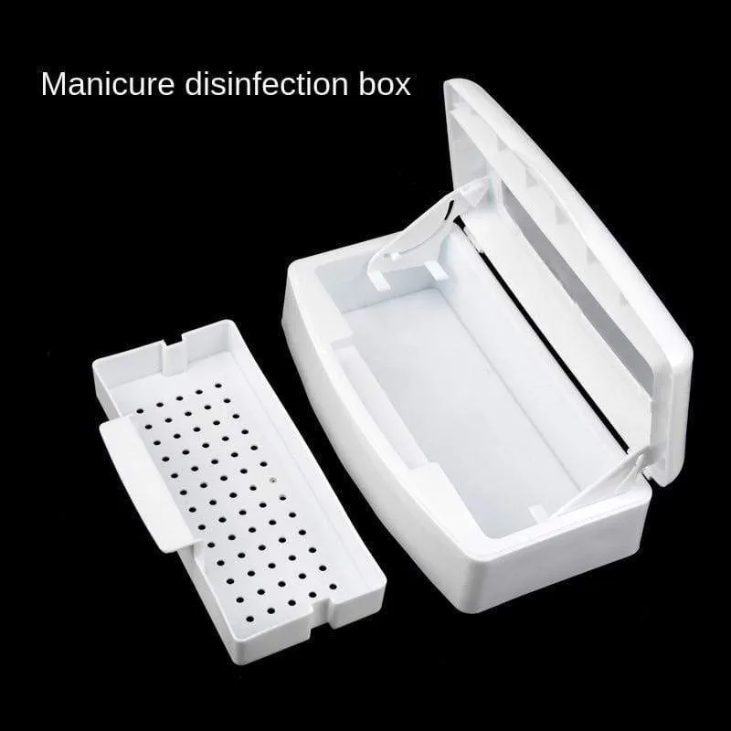 Nail Art Tool Sterilization Box Alcohol Cleaning Simple And Convenient Operation
