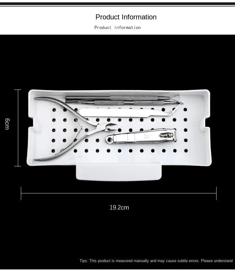 Nail Art Tool Sterilization Box Alcohol Cleaning Simple And Convenient Operation