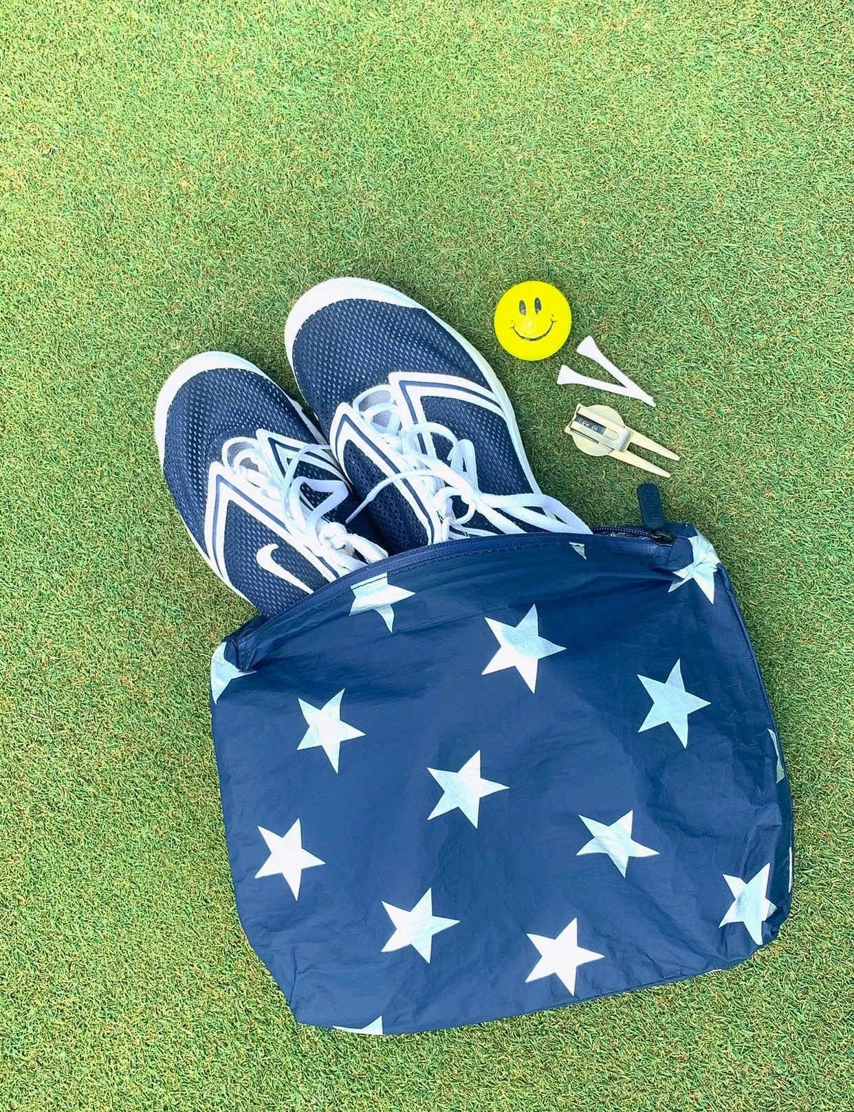 Navy w/Silver Stars - Set/2